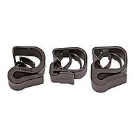 Panduit HCME04Y09-M130 Cable Mounts Harness Clip Edge Mount, .16" - .35" (4.0mm - 9.0mm) Bundle Range, Acetal HS