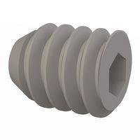 Essentra Components 010440T014 Set Screw Set Screw, Socket Head, #4-40 Thread, 9/64 Lg