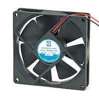 Orion Fans OD9220-12MB Axial DC Fan, 92x92x20mm, 12VDC, 28CFM, 0.16A, 31dBA, 2400RPM, Dual Ball, Lead Wires