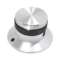 Eagle Plastic Devices 450-MES71 Knobs & Dials BLK/NAT 1.13" D 1/4S