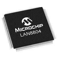 Microchip Technology LAN8804/ZMXC1 Ethernet ICs Quad 10/100/1000 Ethernet PHY
