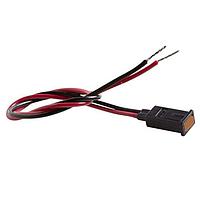 BIVAR PMR4ADW6.0 Indicators Rect Amber 605nm Diff Lens w/Wire