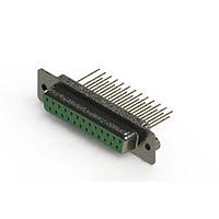EDAC 628-M25-223-GN2 D-Sub Connectors - Standard Density Vertical Machined D-Sub Connector
