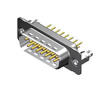 Molex / FCT 173109-2450 D-Sub Connectors - Standard Density FCT DSUB STR PC PLG 25 PN W/SNAPIN