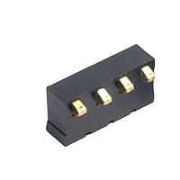 KYOCERA AVX 009155004301006 Battery Connector 4 Way .4um Gold RT Angle 3mm