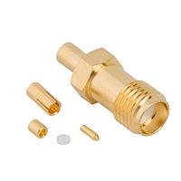 Amphenol RF 901-10763 RF Connectors / Coaxial Connectors SMA   ST CBL-JCK F/H CRM