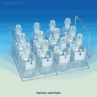 SciLab SL.Rac7111 Racks, STS, for 20 x 60ml B.O.D Bottles, 340 x 220 x h150mm