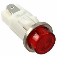 VCC 1092QC1-125VAC Indicators PMI .5in. LED 125V Tab Hi-Hat Red