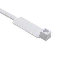 HellermannTyton IT18FL10L4 Cable Ties Identification Tie, 4.3" Long, 18lb Tensile Strength, PA66, White, 200/pkg