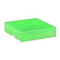 NKK Switches AT40745FF Button SQ CAP GRN/GRN