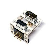 Amphenol CONEC 163A19529X Dual Port D-Sub Connectors DSUB PREC MCHND CNT 19.05mm SPACING ANG