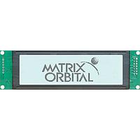 Matrix Orbital GLK24064R-25-1U-FGW Intelligent Graphic LCD Grey text w/white BG 240x64