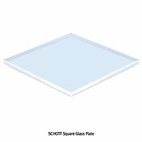 SCHOTT SL.Gla2005 Glass Plate, Square, Boro-α3.3, 200x200mm, Thick-3.3mm