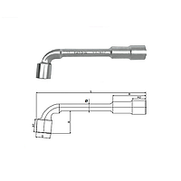 Yato YT-1630 L-type socket wrench 10mm