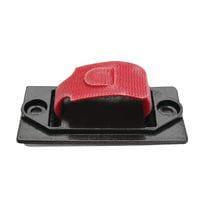 Essentra Components FTH-RKW-1 Cable Tie Mounts Cbl Tie Holder, screw mount, black, 1" x 2.5"
