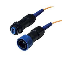 Bulgin PXF4054AAE Fiber Optic Cable Assemblies Flex to inline fiber conn 100M OS1