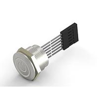 Alcoswitch - TE Connectivity 2342835-5 Pushbutton Switches AVC19L Flat S16 RGB RL 500mm/1x6