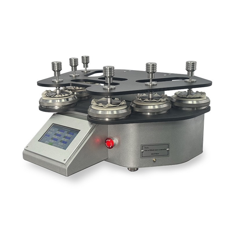 Martindale abrasion tester used for ISO 12947 fabric testing