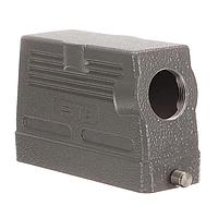 AMP Connectors - TE Connectivity T1330240121-000 Hoods Low Construction PG21 Side Entry Grey