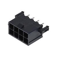 Molex 172447-0008 Headers & Wire Housings MiniFitJr Vert Hdr w/Pegs 8Ckt GlowWire