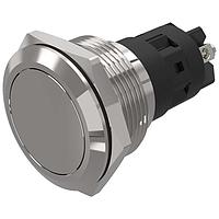 EAO 82-6552.2000 Anti-Vandal 82-6552.2000.pushbutton.maintained.22 mm.aluminium natural.flush/flat.no LED.no colour.no LED.screw terminal