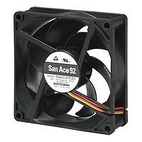 Sanyo Denki 9GA0912S4D01 Axial DC Axial Fan, 92x92x25mm, 12VDC, High Performance, Low Power, Lock Rotor Sensor