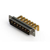 EDAC 629-24W7250-4T1 Mixed Contact D-Sub Connectors Right-angle Power Combo D-Sub Connector