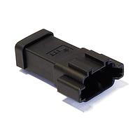 ITT Cannon 132015-0130 Receptacle CTC 8-WAY RCPT BLACK, W/CAP