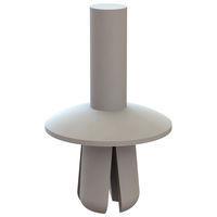 Essentra Components 61PR700200 Push-In Rivet Push Rivet, .187 Hole, .062-.187 Panel Thk