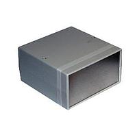 Hammond Manufacturing 1598ESGY Instrument ABS w/Alum. Ends 6.3x6.3x3.38" Grey