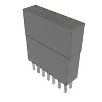 Samtec ESQ-107-44-L-D Sockets Elevated Socket Strip