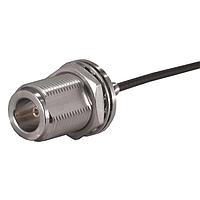 HUBER+SUHNER 24_N-50-2-4/133_NE Connectors N straight bulkhead cable jack(f)