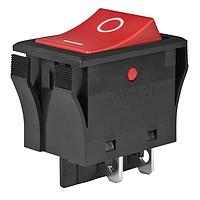 NKK Switches JWL21RC1A Rocker Switches 16A DPST ON OFF RED