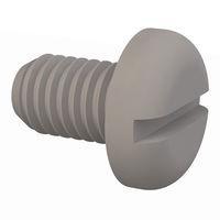 Essentra Components 50M050080N008 Pan Slotted Pan Slotted Screw, M5 X .8 Thread, 8mm Lg