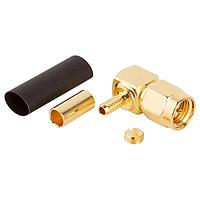 Amphenol RF 132182 Connectors SMA R/A PLG 316 DOUBLE BRAID 50 OHM