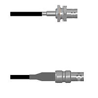 Amphenol Custom Cable Q-0400Q0003018i RF Cable Assemblies BNC-SJB/HDBNC-SJ G174 18I