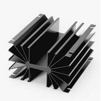 Wakefield Thermal 433K Heat Sinks High Performance Heat Sink for 30-100W Metal Power Semis, 120.7x139.7x76.2mm