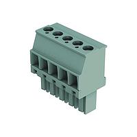 HARTING 14310315401000 Pluggable Terminal Blocks har-flexicon, 3pin female, vertical, w/ screw termination - 30-14AWG, 10Amps, pitch 3.81mm