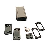 Bud Industries EXN-23352-BKP PCB Enclosure Extruded Aluminum Enclosure Black with Plastic Cover (1.4 X 2.7 X 5.1 In)