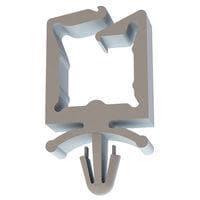 Essentra Components 22LGWH4500360 Wire Saddle Locking Wire Saddle, .378x.438 Inside, .187 Hole