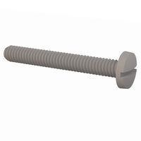 Essentra Components 010832B125 Machine Screw Binder Slotted Screw, #8-32 Thread, 1 1/4 in Lg