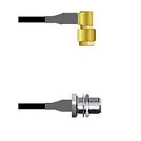 Amphenol Custom Cable Q-3401T0003011i RF Cable Assemblies SMA-RP/N-SJB G174 11I