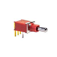 E-Switch 200AWMSP3T2A1M6RE Toggle Switches SPDT ON-OFF-ON PC