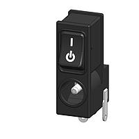 Dailywell RJ-002 Rocker Switches DC Power Jack with Rocker switch