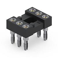 Mill-Max 146-93-306-41-012000 DIP / SIP Sockets 6 PIN DIP SKT COMP TAIL .120L