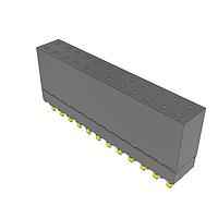 Samtec ESW-112-12-G-D Stackthrough .100" Elevated Socket Strip