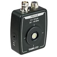 THORLABS PDAVJ8 HgCdTe (MCT) Amplified Photodetectors (2.0 - 8.0 µm, Switchable Gain)