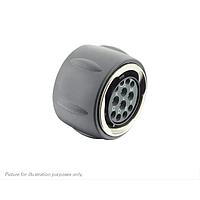 Eaton Souriau-Sunbank UTGX614E12SW Plugs Plug, without backshell, with 12 female solder contacts, IP68/69K in unmated conditions, keying W