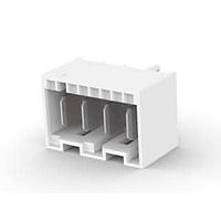 AMP Connectors - TE Connectivity 1971846-4 Shrouded 4P RAST 5 Tab Hdr T/H Vert-slvr