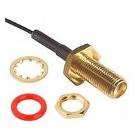 Amphenol RF 132422-10 Connectors Crmp Jack for 1.13mm IP67, Blkhd, 50 Ohm